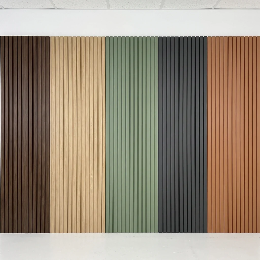 2026 Wholesale WPC Wall Panel Waterproof Indoor Fluted Great Wall Panel 168*23 mm for Living Room Decorpromote sales