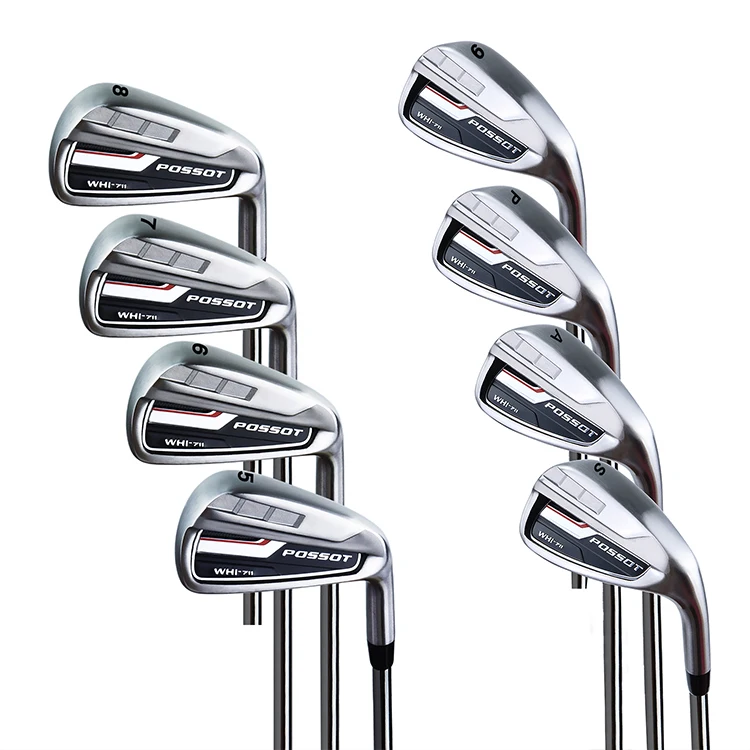 

High Quality 8 Pieces Golf Irons Right Hand Golf Iron Set With Rubber Grips Unisex