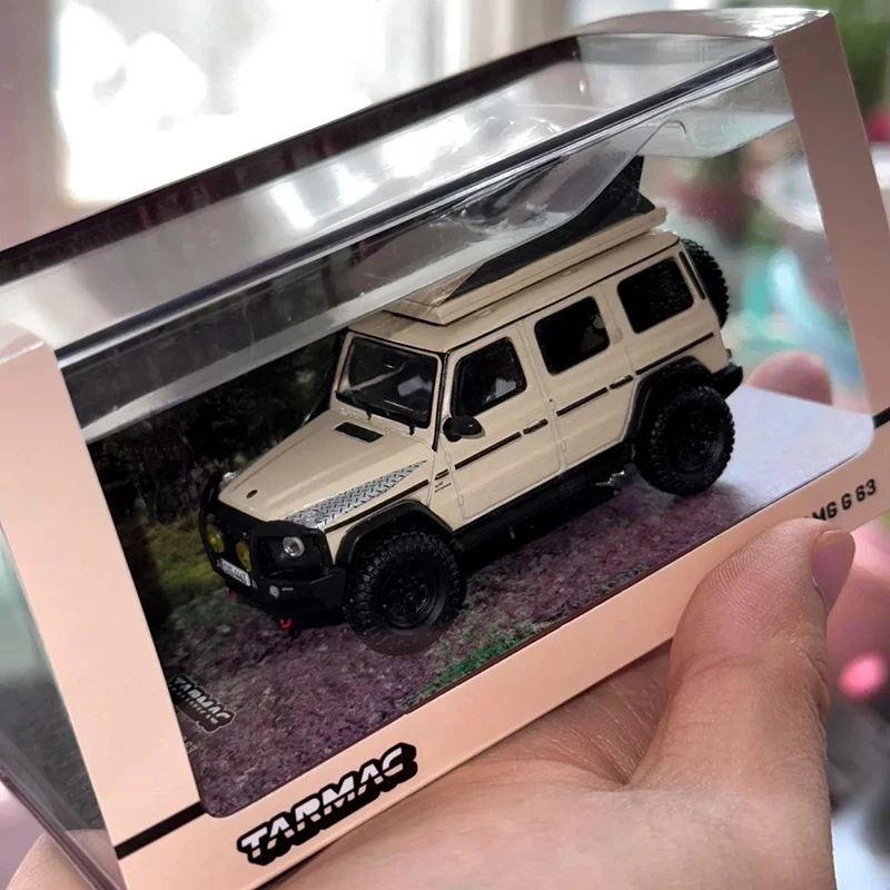 

Diecast 1/64 Scale TarmacWorks Model Car Benz AMG G63 Camping Alloy Car Model Play Vehicles Toys for Boys Original Box