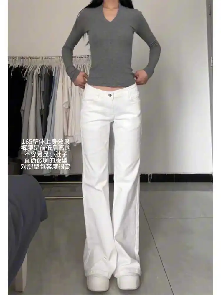 

Джинсы для женщин с высокой талией и рюшами, плиссированные, с драпировкой, с разрезом, асимметричными деталями, боковой палаццо, широкие ноги, драпировка, струйный шик