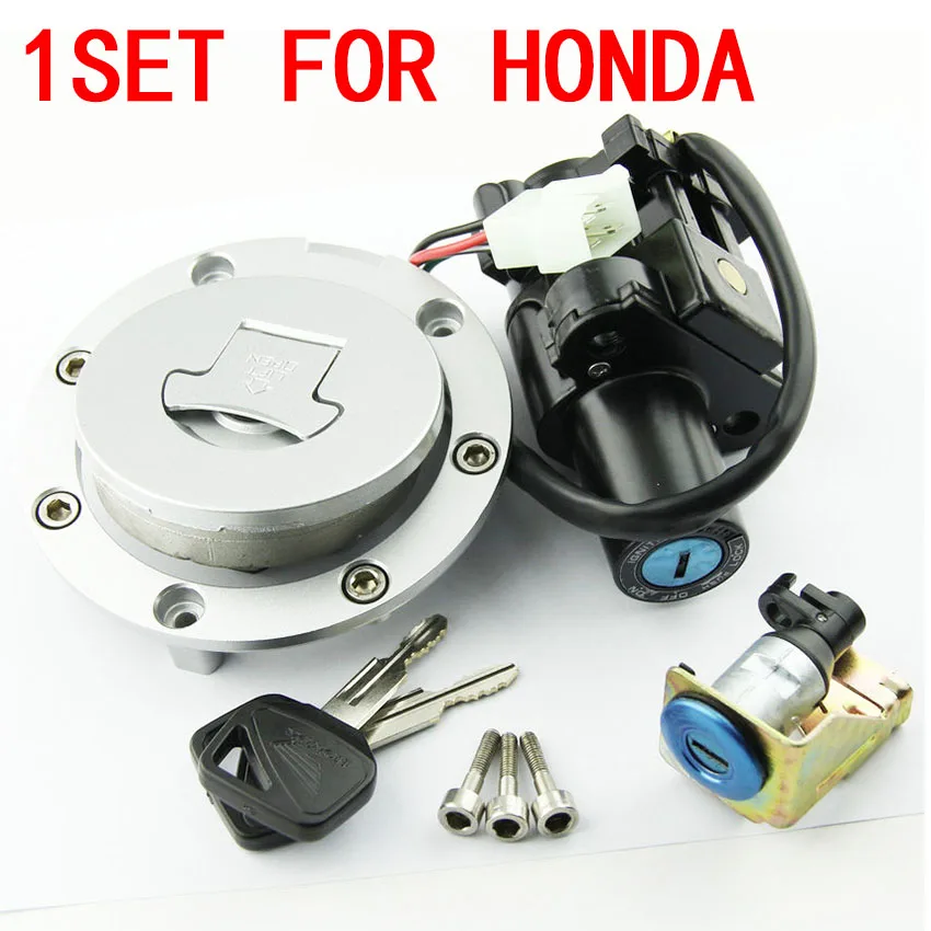 

Motorcycle Ignition Switch Fuel Tank Cap Kit For Honda CBR1100XX CB600F 599 PC36 Hornet 600 CB1100SF VTR1000F VFR800 Superhawk