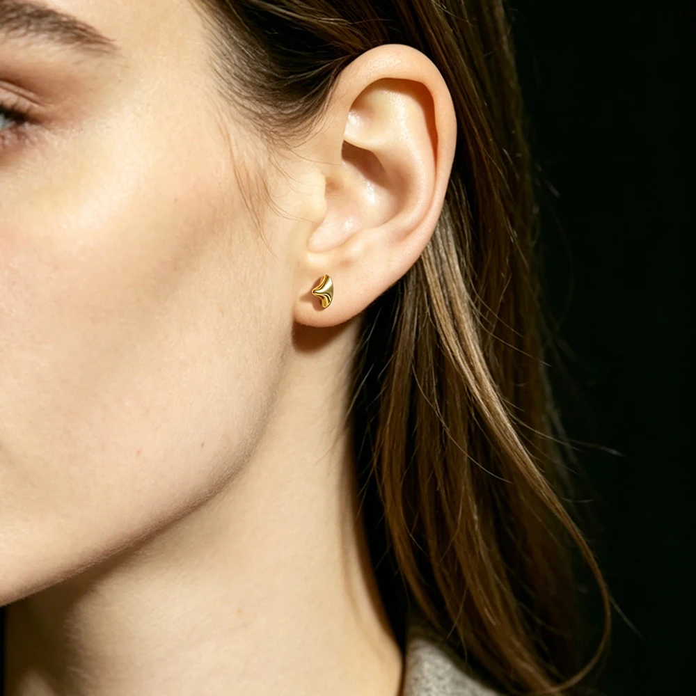 ENFASHION Rose Thorns Stud Earrings For Women Gold Color Small Bramble Spike Earings Fashion Jewelry Pendientes Mujer E1123