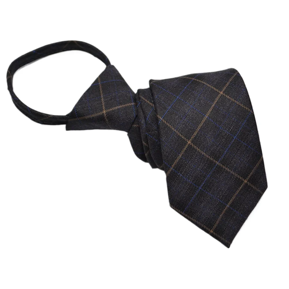 Neue Zipper Männer Krawatten Anzüge Faul Plaid Krawatte Für Hochzeit Überprüfen Krawatte Für Männer Retro Faul Mode Streifen Krawatten Für Frauen Krawatte – Detail 13
