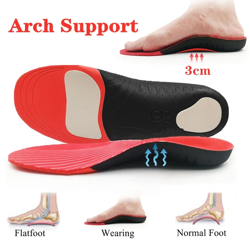 Best EVA Orthopedic Shoes Sole Insoles For Feet Arch Foot Pad X/O Type Leg Correction Flat Foot Arch Support Sports Shoes Insert