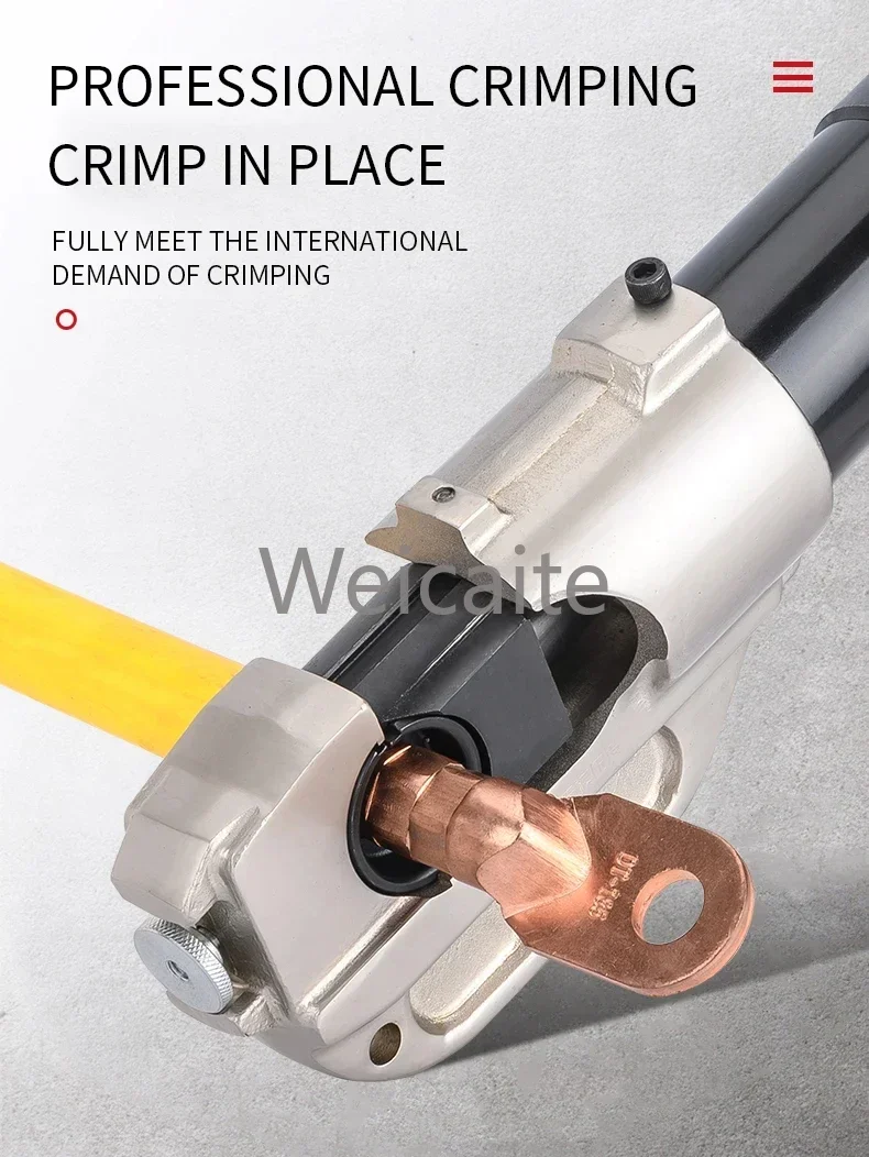 Compression Electric Tool Hydraulic Clamp Terminal Cable Portable Wire Aluminum Copper Crimping Device