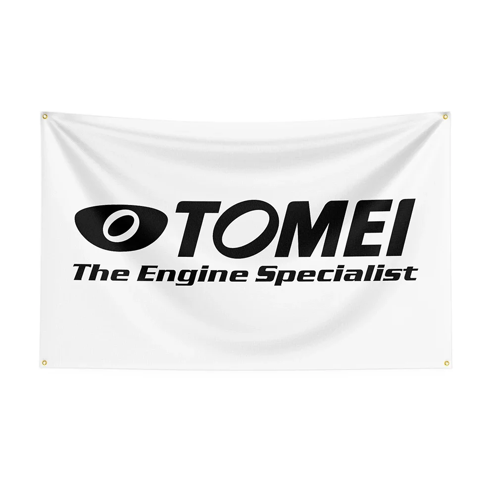 3x5 Ft Tomeis Flag Polyester Printed Racing Car Banner For Decor