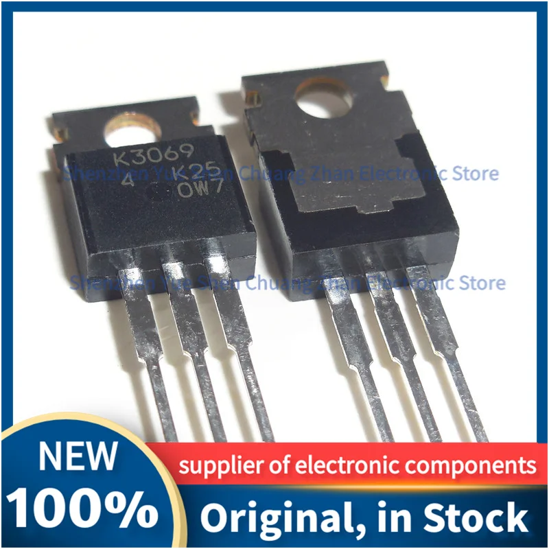 

10Pcs/Lot 2SK3069 K3069 3069 TO-220 75A 60V N-channel Power MOSFET Transistor 100% New Original