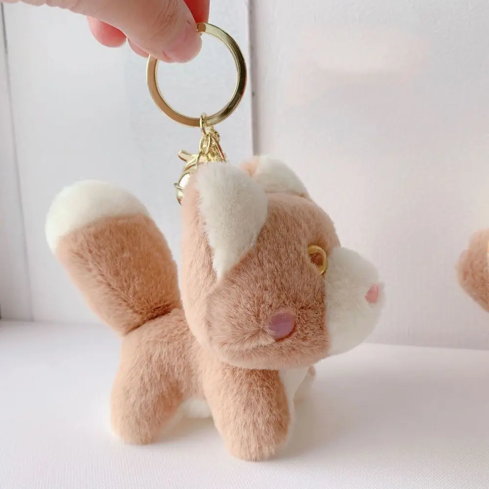 

Bag Ornaments Girl Decoration Dog Bunny Keychain Dolls Charm Plush Bunny Keyring Plush Doll Plush Dog Keychain Plush Pendant