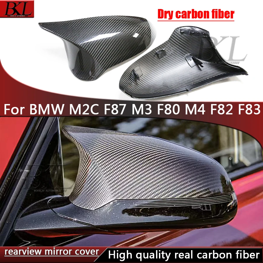 

For BMW M2C F87 M3 F80 M4 F82 F83 carbon fiber rearview mirror housing side view mirror housing reverse mirror cover Body Kit