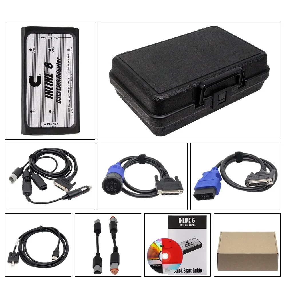 Cummins 6 Generation Cummins INLINE 6 Heavy Truck Diesel Monitoring Equipment Automotive Diagnostic Instrument with CD