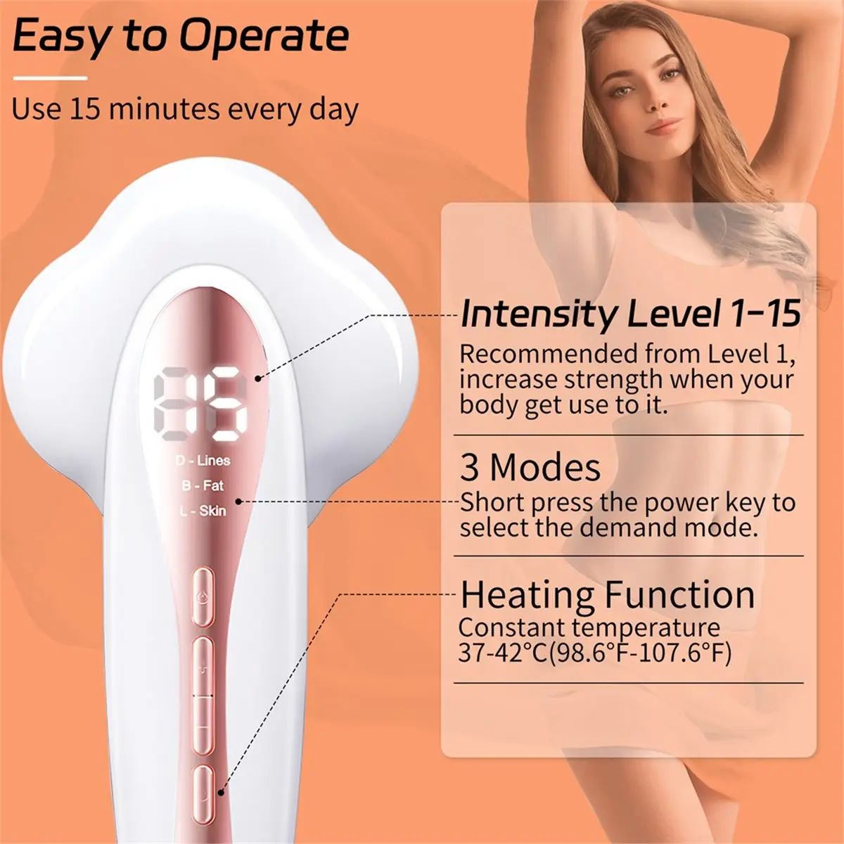 [N84R] Body Sculpting Massager Infrared Slimming Relaxing Muscle Weight Loss Fat Remove Burner Cellulite Removal Beauty Machine