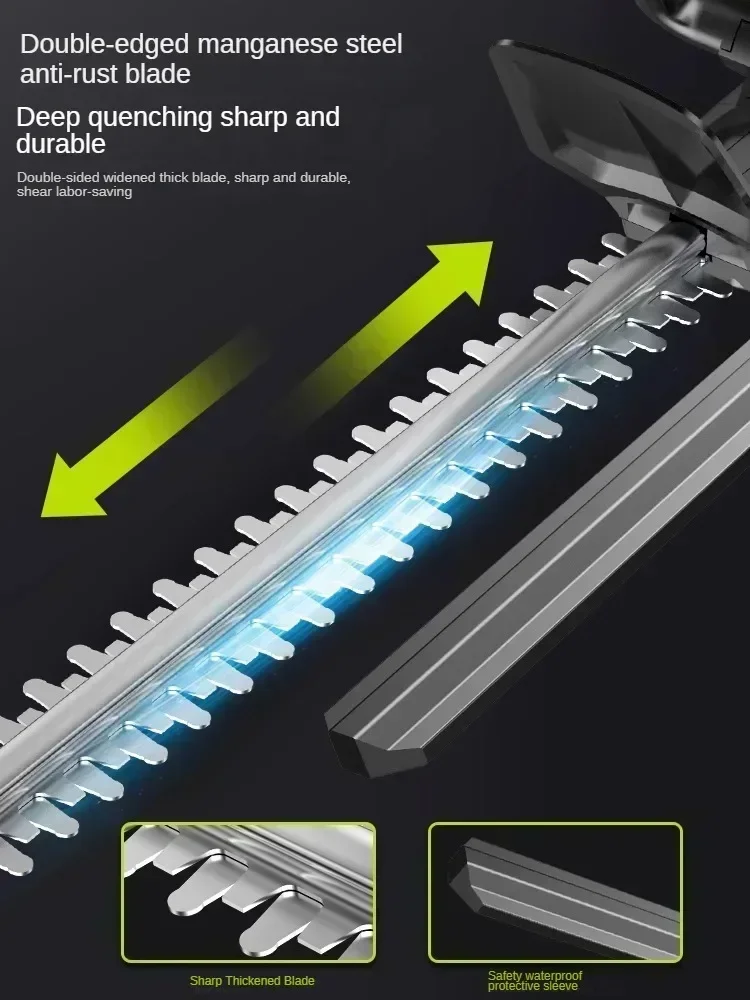 110V/220V High-Powered Electric Hedge Trimmer for Tea Tree Pruning and Gardening AD