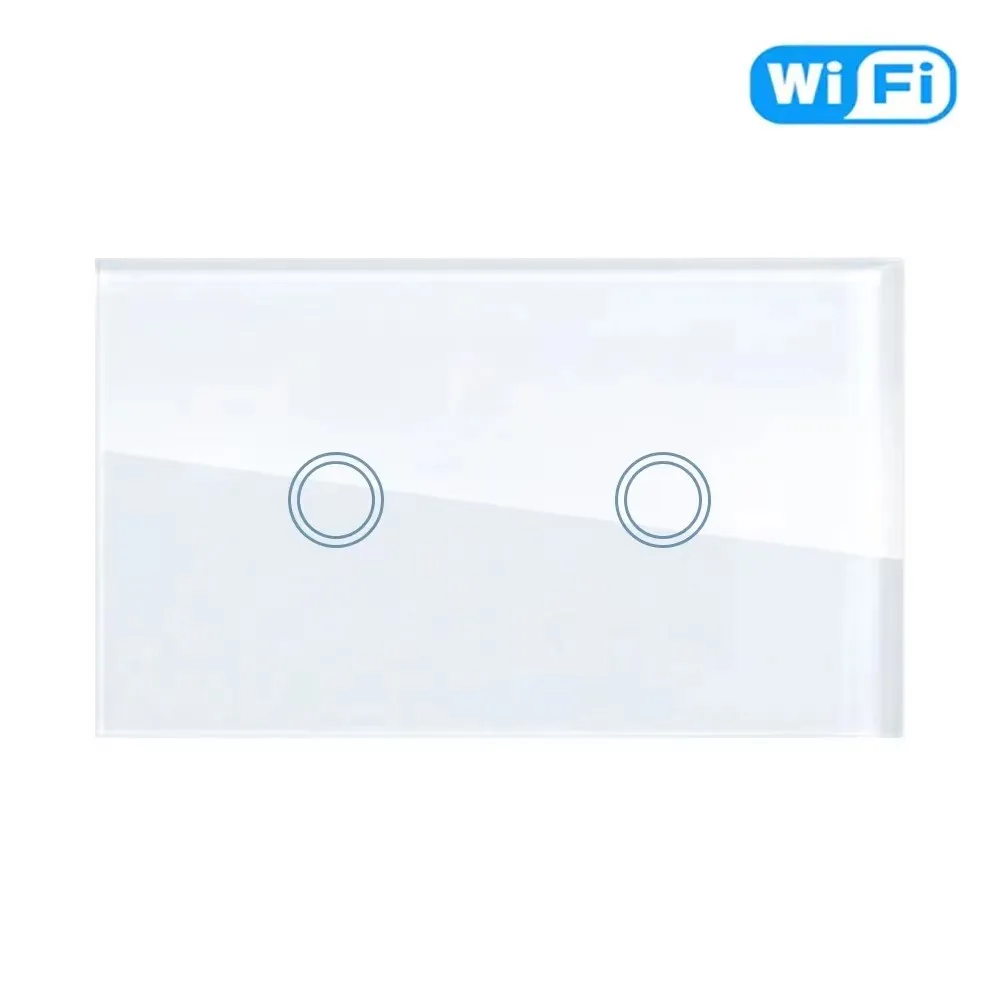 1 2 3 4 gang Tuya ZigBee WiFi US Smart Light Switch Touch Switch With Neutral Wire Smart Life Control Via Alexa Google Home image 3