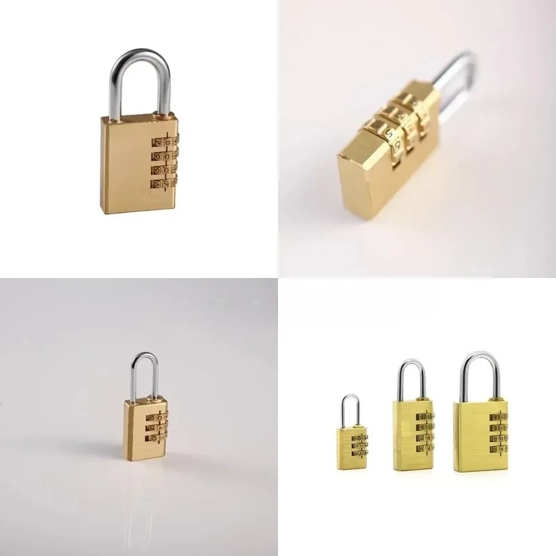 for High Security Anti Theft Brass Combination Padlock 3 Digit Luggage Code Lock