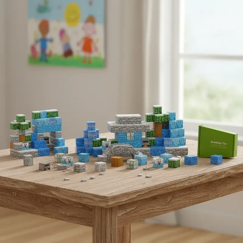 

Creative building blocks are suitable for boys and girls, birthday Halloween Christmas gifts are suitable for imagination games