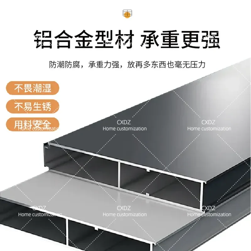 White All Aluminum Alloy Shoe Cabinet Waterproof Sunproof Large Capacity Storage Locker for Home Entrance Courtyard Outdoor
