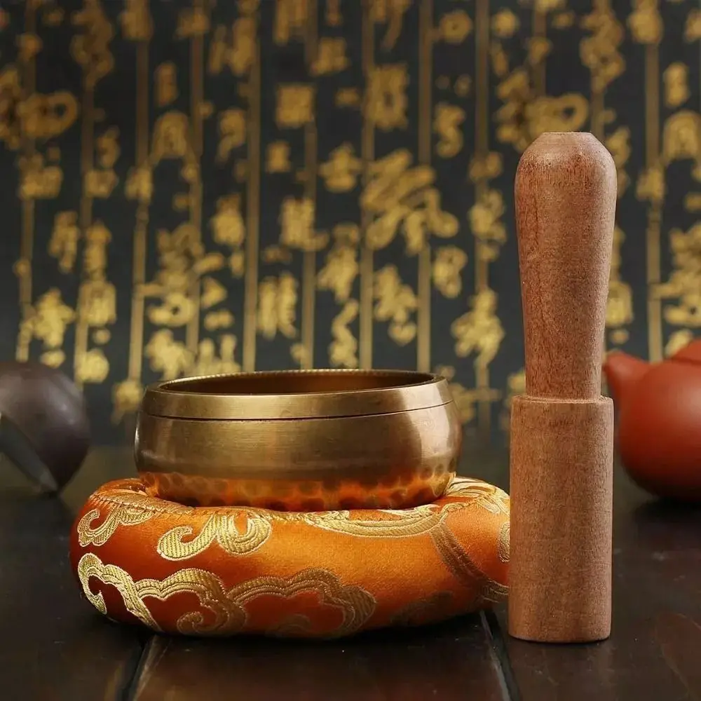 New Random Color Tibetan Bowl Pillow Cotton Soft Singing Bowl Mat Chakra Buddhist Supplies Handmade Buddha Sound Bowl Pad