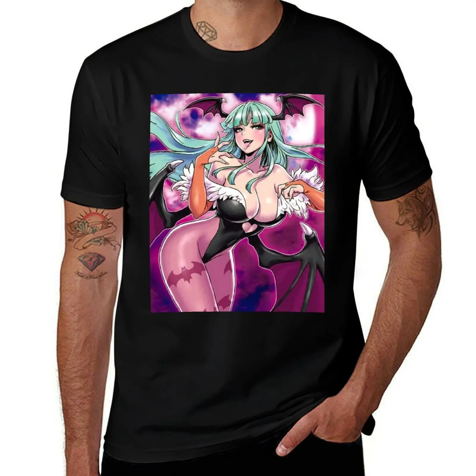 morrigan aensland 4 T-Shirt Functional Casual Short Sleeve Tee T-Shirt