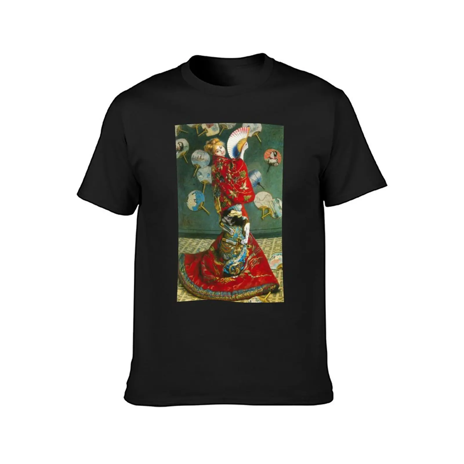 Claude Monet - La Japonaise T-Shirt plus size tops graphics black t shirts for men