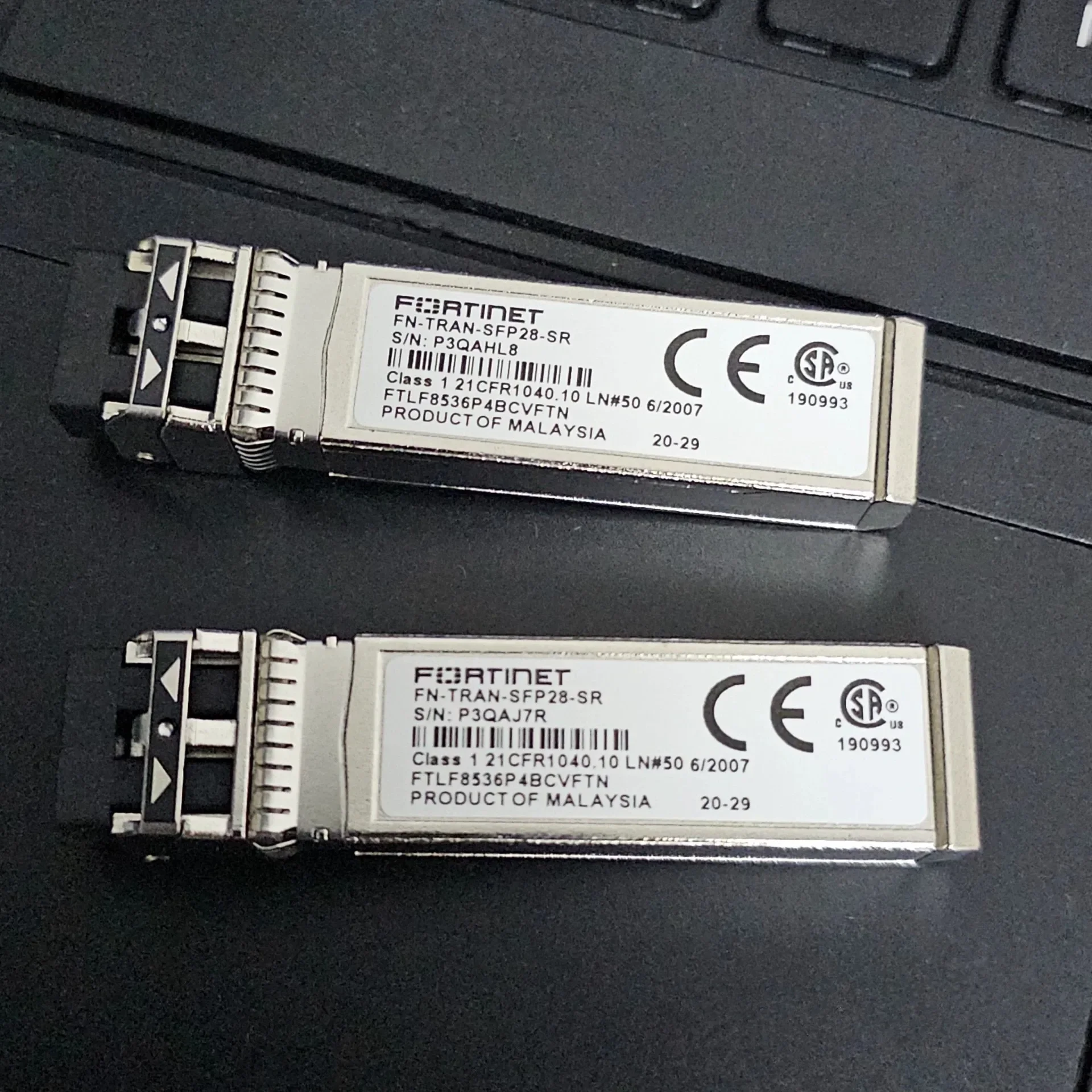 

1PCS Original New FORTINET Transceiver SFP 25GB Optical Fiber FN-TRAN-SFP28-SR/FTLF8536P4BCVFTN 25G Optical Switch