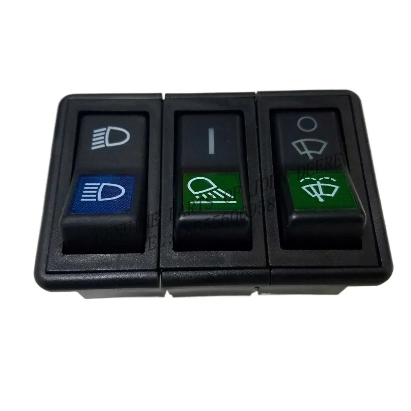 Windscreen Wiper Instrument Panel Headlight Switch Tractor Genuine Parts for John Deere 6B1204 954 1404 SJ15519