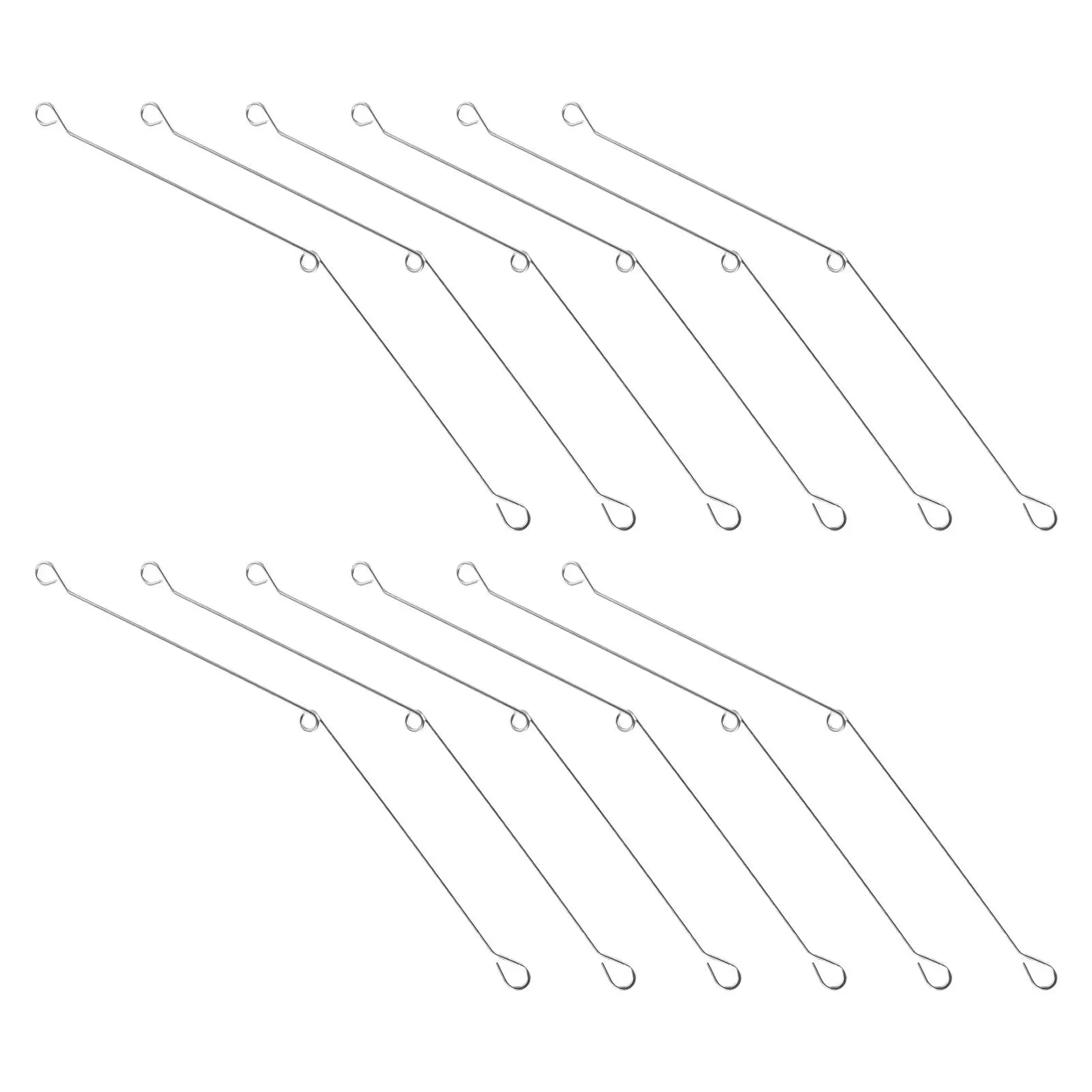 12Pcs Recessed Lighting Spring Clips Heavy Duty Torsion Spring Steel for Canister Lights Spotlights Recessed Light Attachments