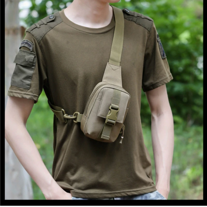 

Chest Hanging Single Shoulder Bag, Sports and Leisure, Portable, Waterproof, Durable Mobile Phone Bag, Hunting Bags