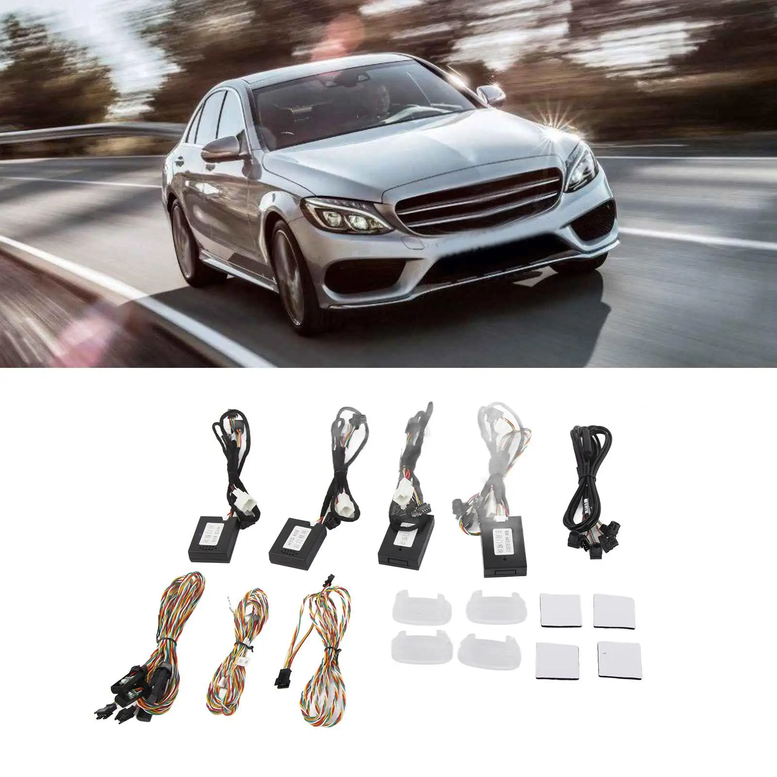 64-Color Ambient Lighting Upgrade Kit for mercedes -Benz C-Class GLC W205 C20505 X253 C253 (2015-2018)