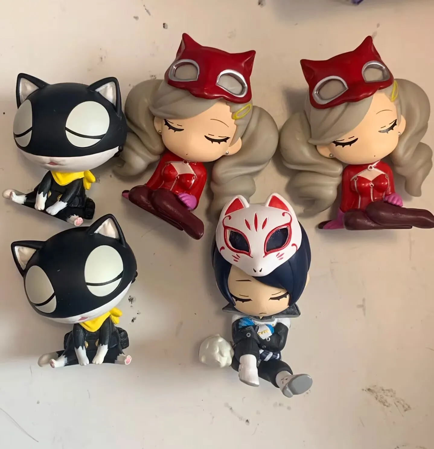 حار حقيقية شخصية P5 الكتف إلى الكتف البيض المطر لوتس ساكاموتو ريوجي العصرية سحر تحصيل هدية سلسلة الحلي #4