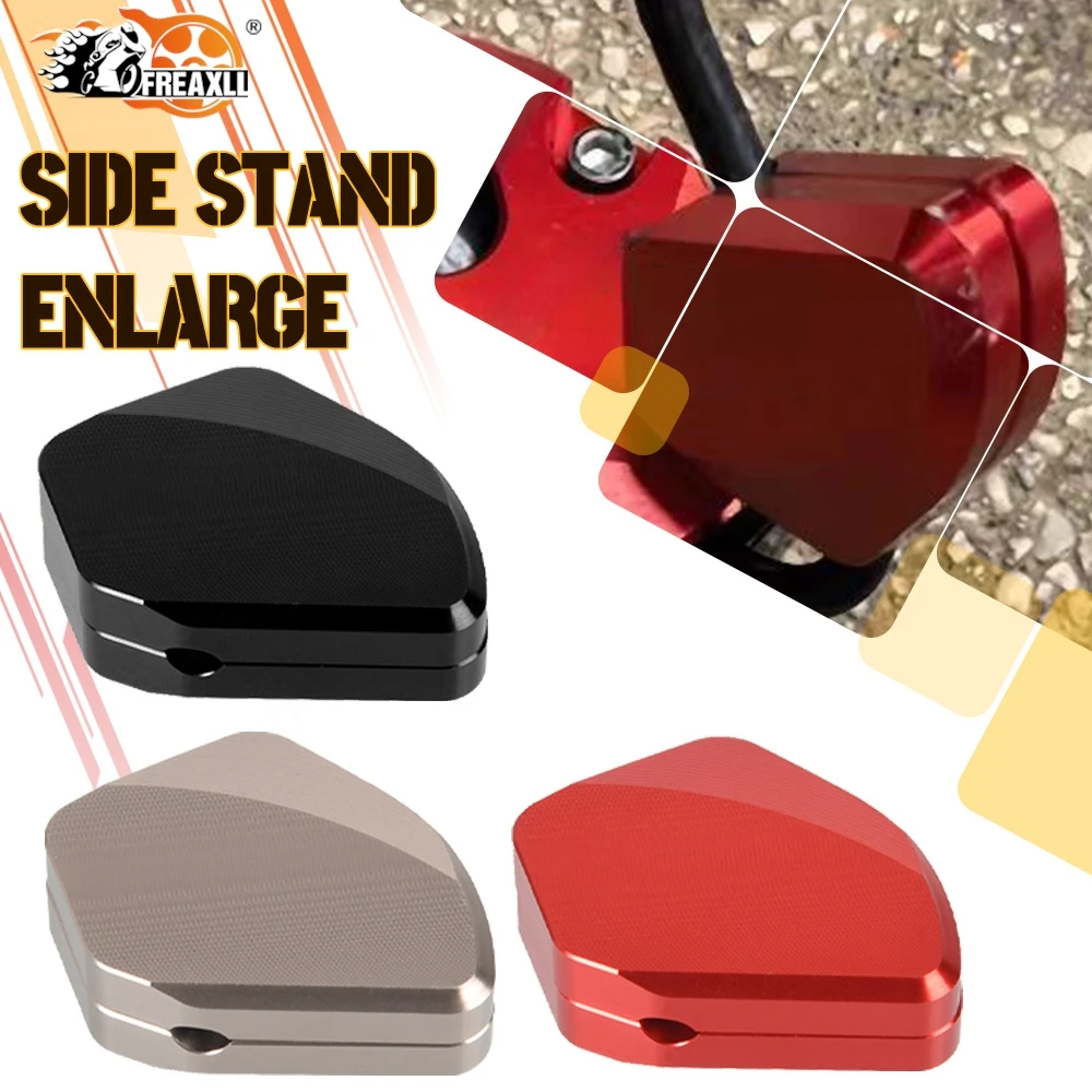 

FOR HAOJUE UHR150 UHR 150 FOR SYM CLBCU Motorcycle CNC Aluminium Accessories Side Stand Enlarge Extension Kickstand Accessories