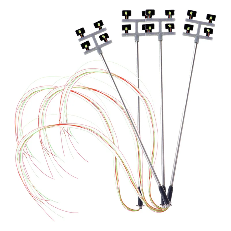 BEDW-32 قطعة HO مقياس برج الإضاءة نموذج ، أضواء البرج نموذج أضواء تخطيط عمود الإنارة للقطار/الحديقة/الملعب/الملعب