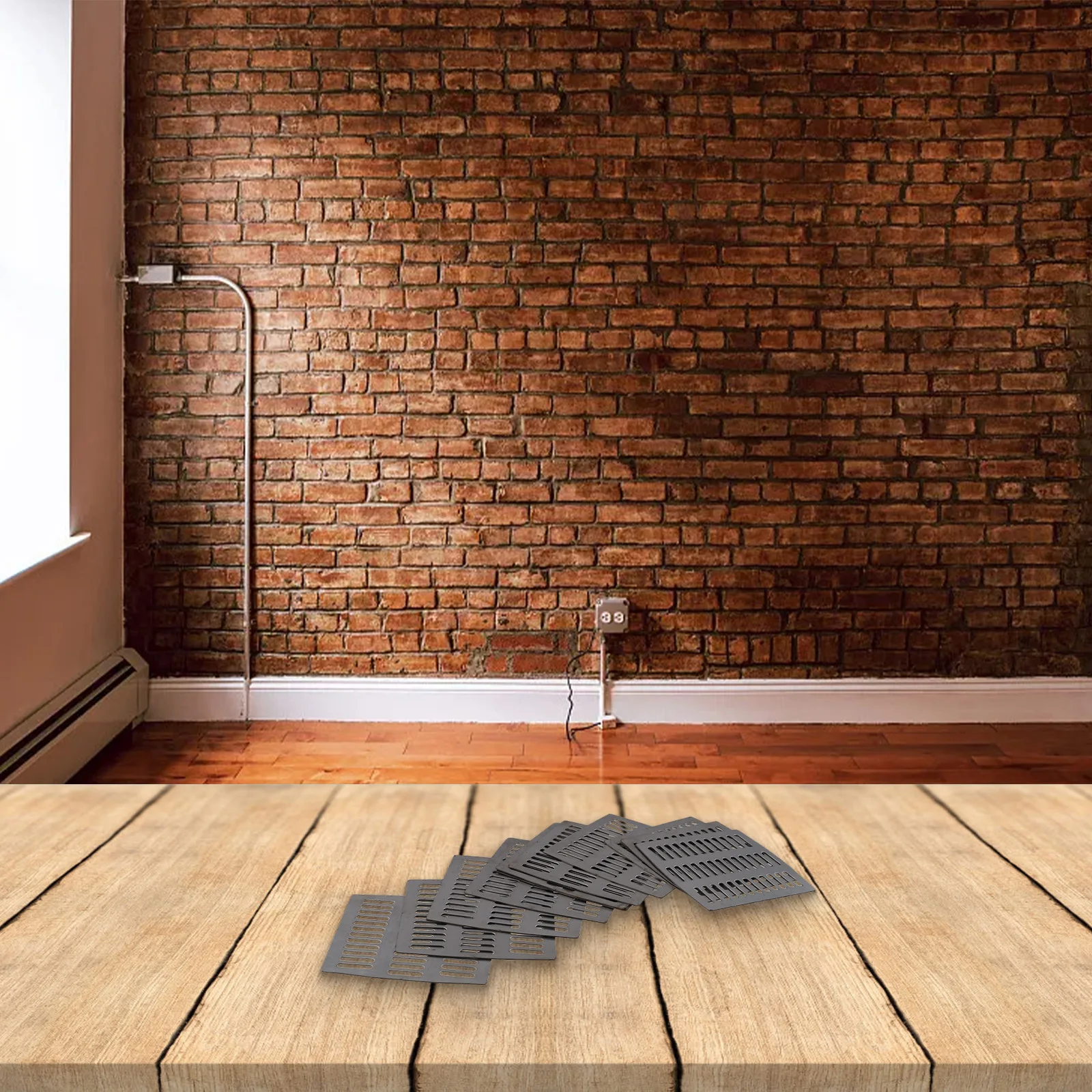 Cost Effective Bulk Pack Covers Weatherproof Brick Inserts Stainless Steel Weep Hole Covers Cost-effective Bulk Pack