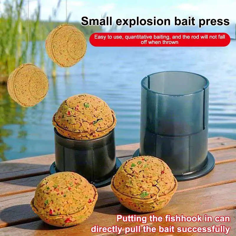 1Pc Boilies Bait Ball Lure Carp Fishing Maker Feeder Tool Portable and Durable for Outdoor Fishers