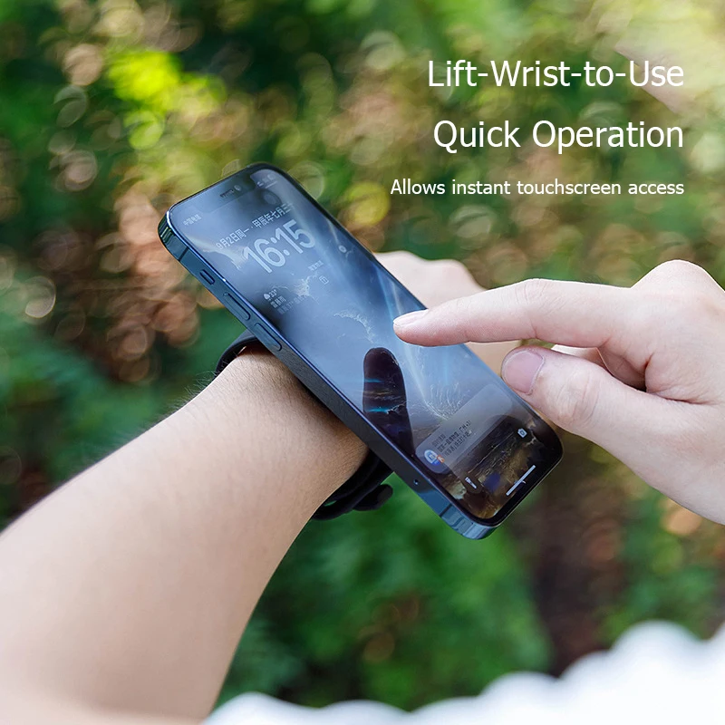 Magsafe Magnetic Mount - Outdoor Cycling Wrist Strap, Portable Lazy Arm Bracket For Fitness Magnetic Phone Holder