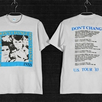 Vintage Rare 80s INXS Dont Change 1983 US Tour TShirt Rock New Popular