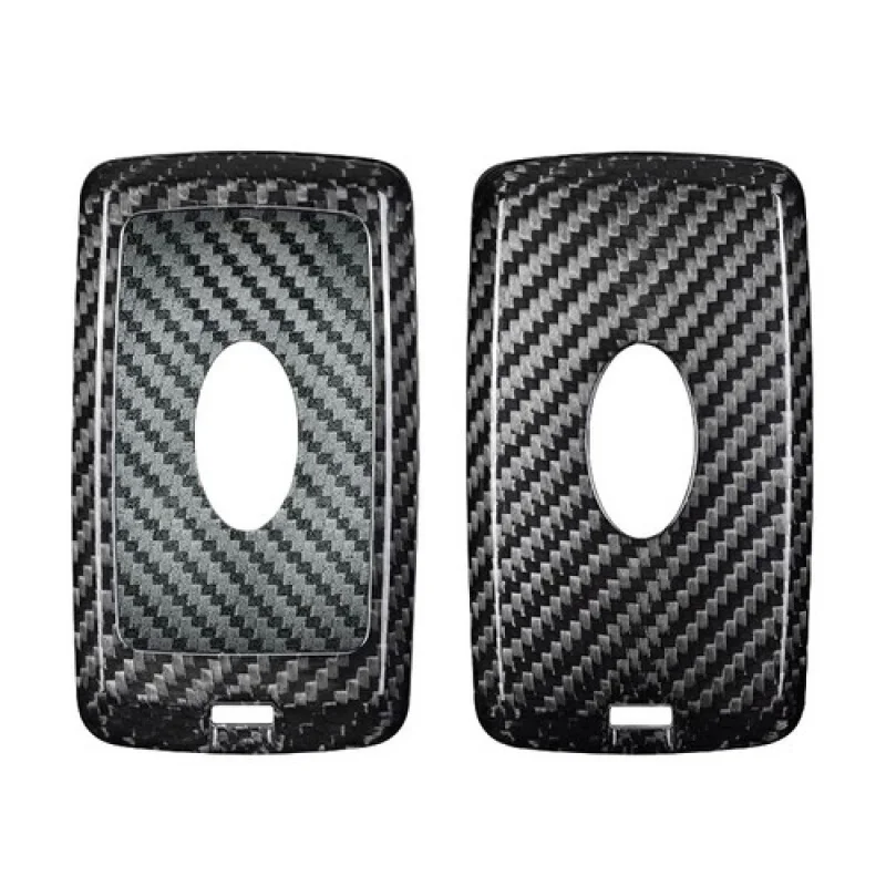 A + ألياف الكربون سيارة مفتاح فوب غطاء لاند روفر رينج روفر لجاكوار XF XE #4