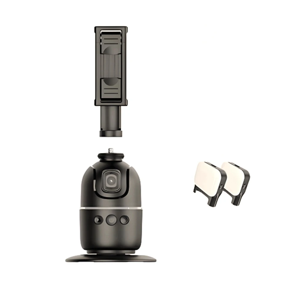 

A07I AI Smart Gimbal 360° Rotation Auto Face Tracking Gimbal with Double Fill Light for Smartphone Stabilizer Phone Holder