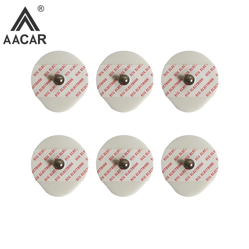 

50PCS Each Bag 2439 4349 MM Disposable ECG Electrodes Medical Electrode Patch EKG Accessories Non-woven ECG Electrode Pads