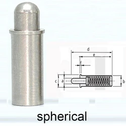 Spring pins ,spring plungers,304 Stainless Steel pins ,short type ,body dia 2mm 3mm 4mm 5mm 6mm