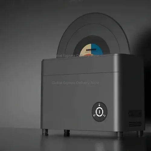 Limpiador de discos ultrasónico completamente automático para discos de vinilo con función de secado