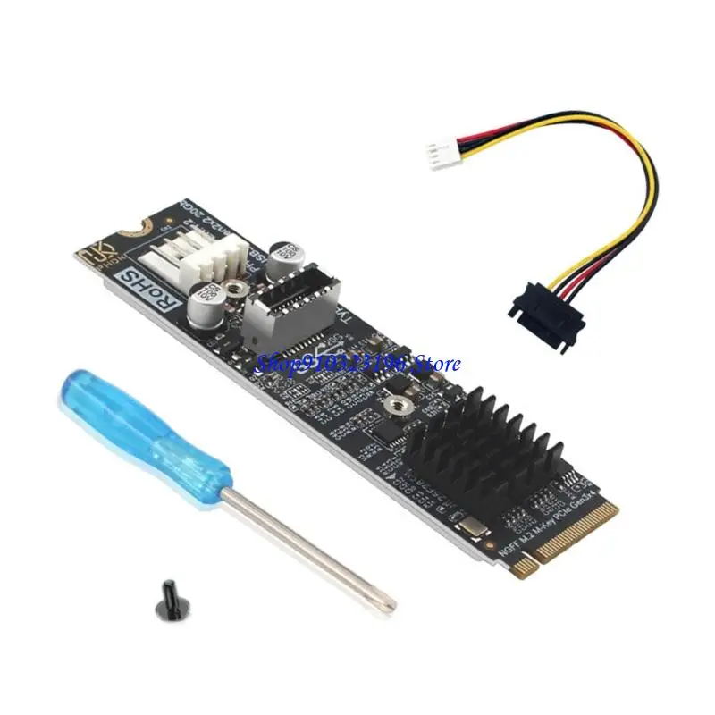 

Q1JF M.2 NVME Solid Disk Converter Card Скорость 20 Гбит/с Совместимость с PCIe Gen3x4 Низкий профиль Простая установка