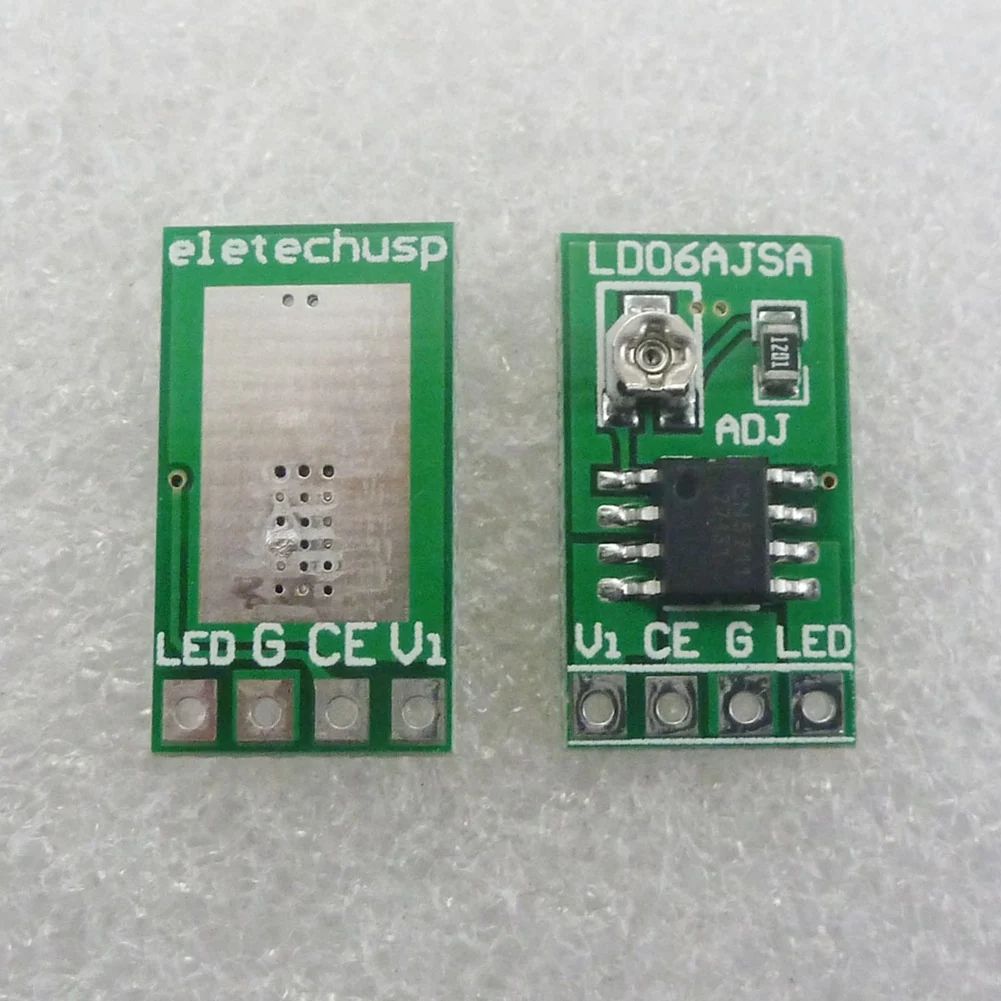 DC 3.3V 3.7V 5V LED Driver 30-1500MA constante atual módulo ajustável PWM Control Board para USB 18650-