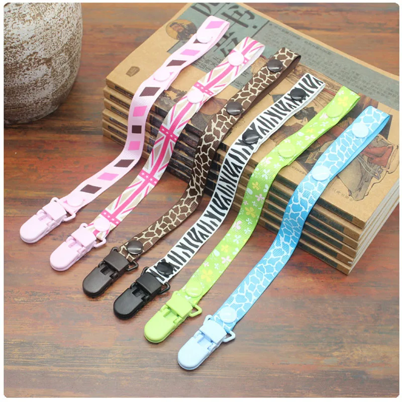 Baby Pacifier Clip Chain Ribbon Holder For Nipples Chupetas Para Soother Pacifier Clips Leash Strap Holder For Infant