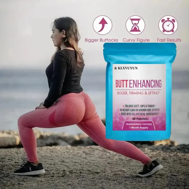 Curve Butt Enhancement Transdermal Patches Butt Enhancer Glute Growth - Organic Aguaje, Wild Yam, Fenugreek (seed)