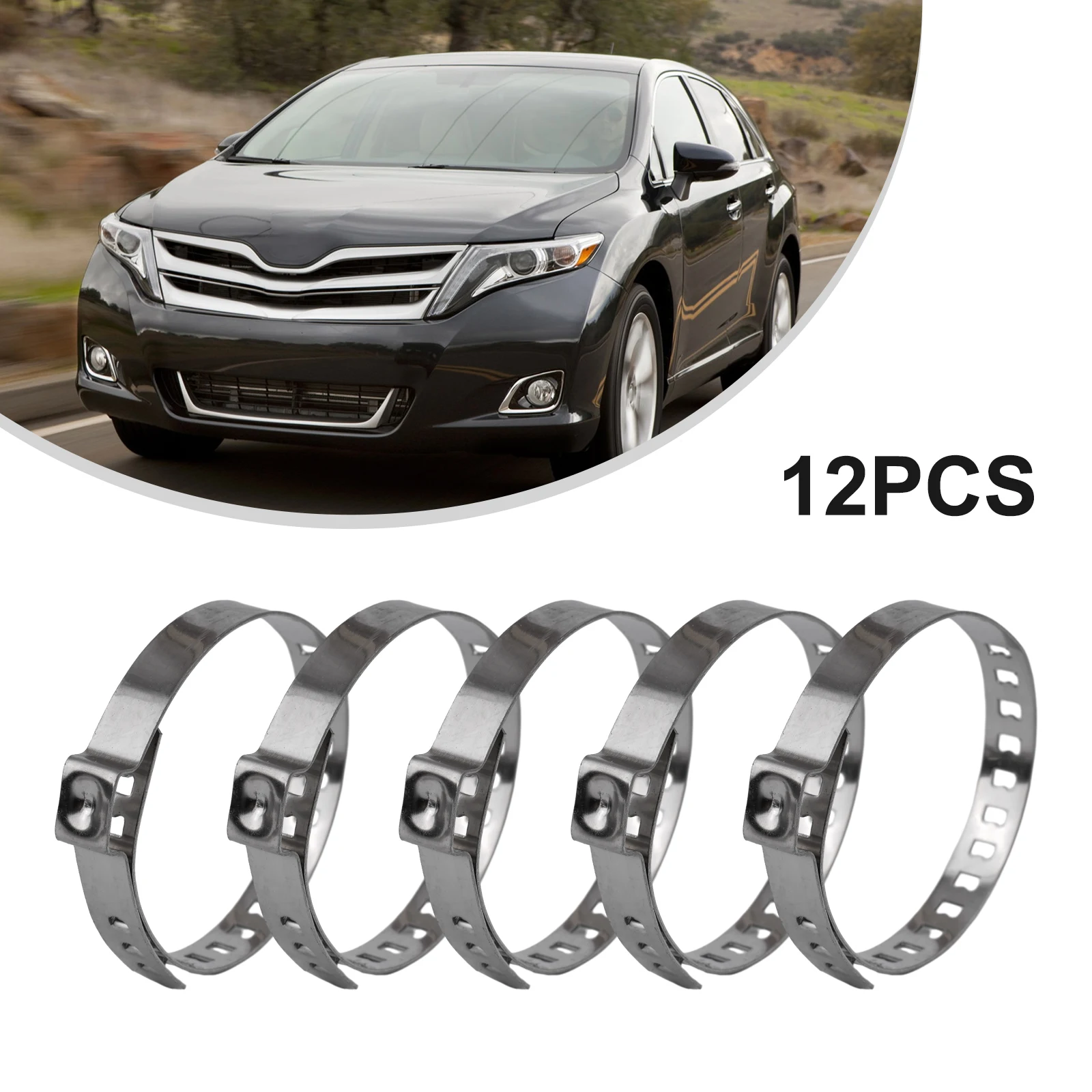 12pcs Stainless Steel Drive Shaft Boot Clamps For Attaching Rubber Joint Boots To Axles And Driveshafts In Repairs