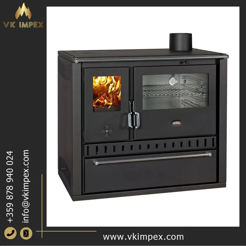 Elegant Freestanding Wood Pellet Burning Stove 14kW High Efficiency Modern Steel Room Heating High Quality Cooking Bulgaria