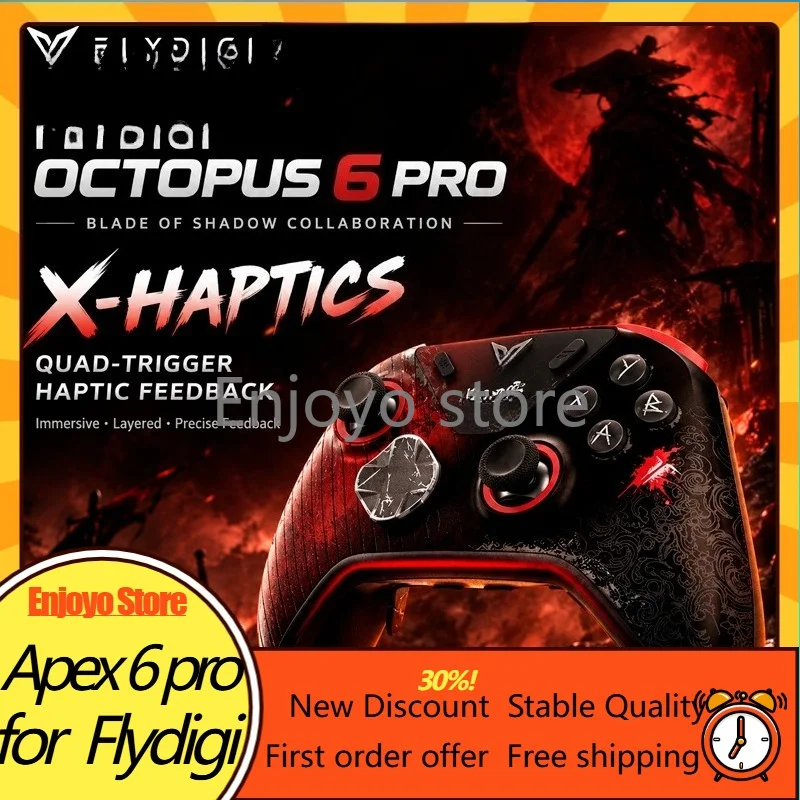 New Apex 6 Pro for Flydigi Phantom Blade Zero CoBranded Gaming Controller Wireless Bluetooth Tactile Feedback Gamepad Steam Xbox