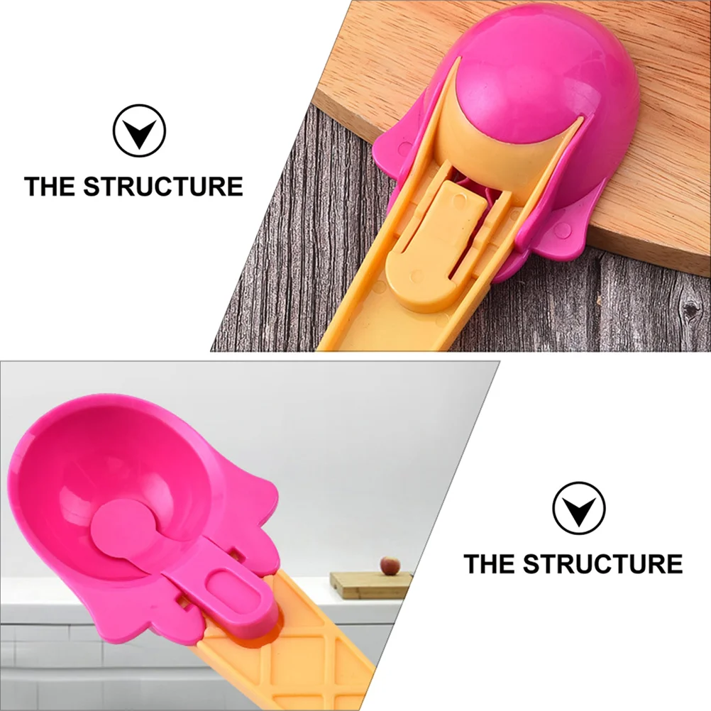 4 Pcs Ice Cream Melon Baller Cupcake Spoons Scoop Fruit Food Digging Serving Aps Household Dessert