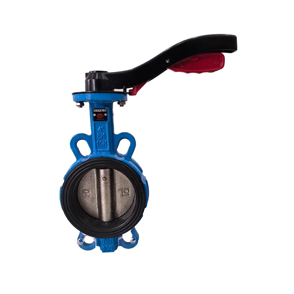 TF 2 inch 2-8  inch DN50-DN200 OEM valves manufacturing Ductile iron wafer type butterfly valve