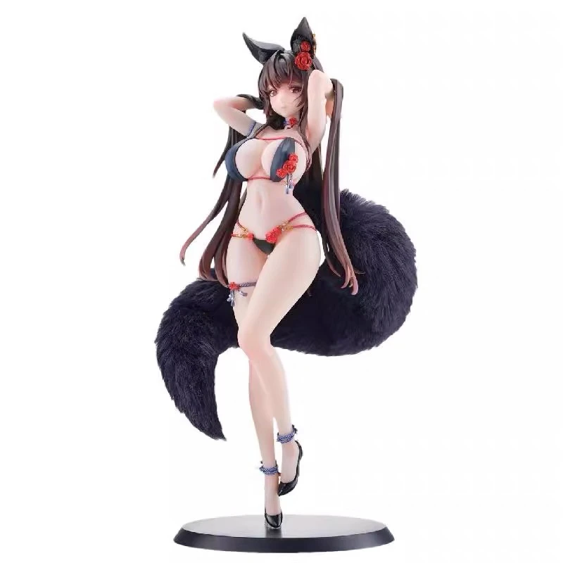 

BearPanda TACCO Original Art Rose Bara Rose Fox Girl Figure, Fine Paint/Exclusive Base, ABS,New Collectors/Gift,New Arrival Deal